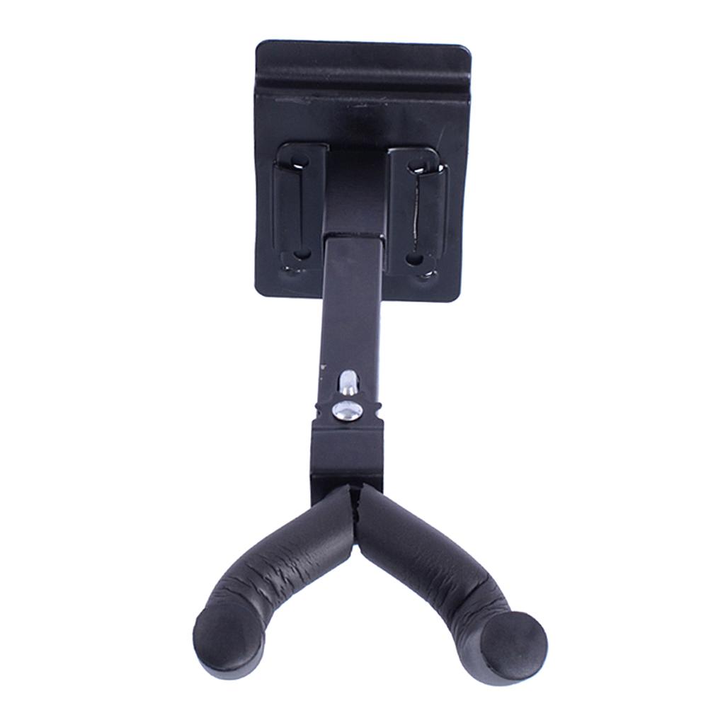 

Electric Guitar Wall Mount Holder Black Iron Hanger Stand for Guitar Stand Multiple Studio Use чёрный