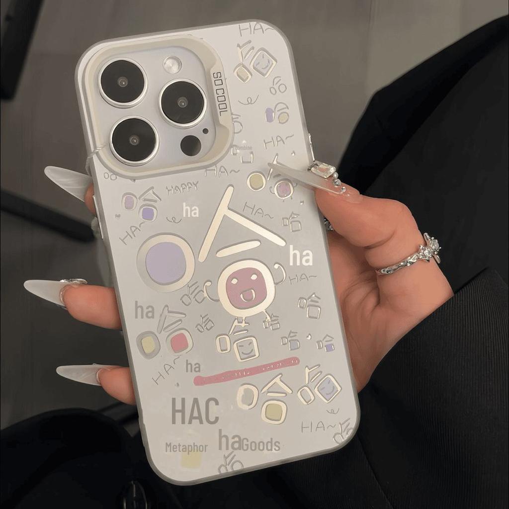 Text Haha - Ideal for Apple 15/14/13/12/11/PRO/PROMAX/XSMAX/XR/XS/X.