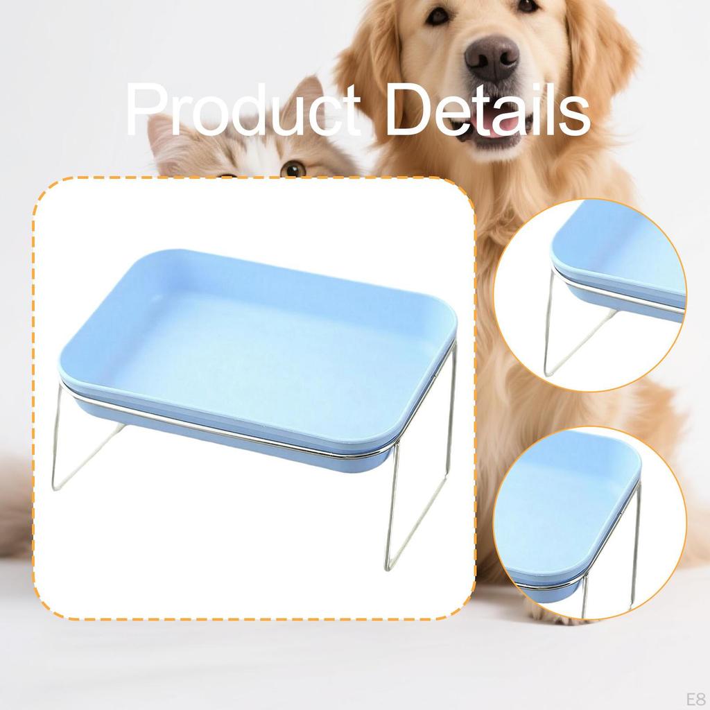 Bowl Easy to Clean Elevated Pet Feeder Raised Cat Food for Small Pets Little Dogs