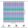 Modern Watercolor Bath Curtains Set Pastel Colors, Shower Decor For Bathroom, Easy Install Hook Rings Various Sizes Available