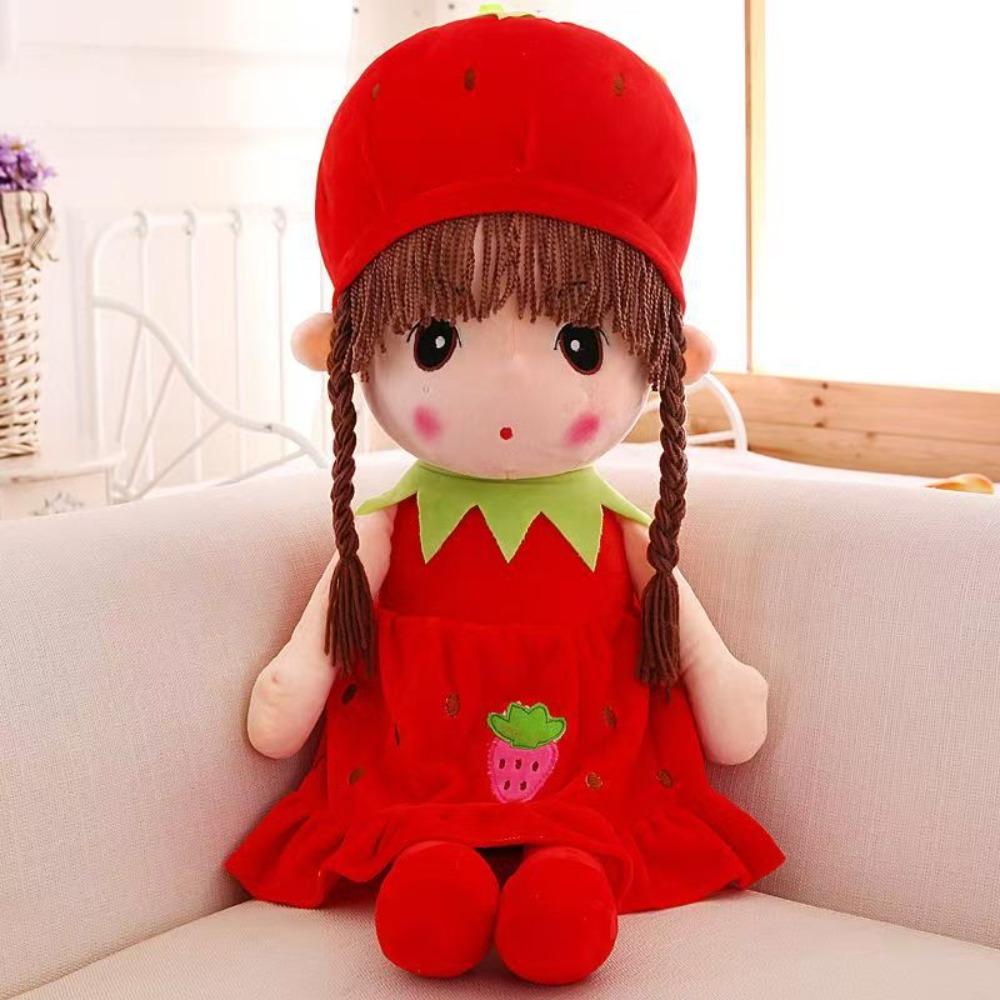 Cute Design Gril Plush Toy Cartoon Girl Stuffed Toys Stuffed Animal Dolls Sweetheart Doll Children