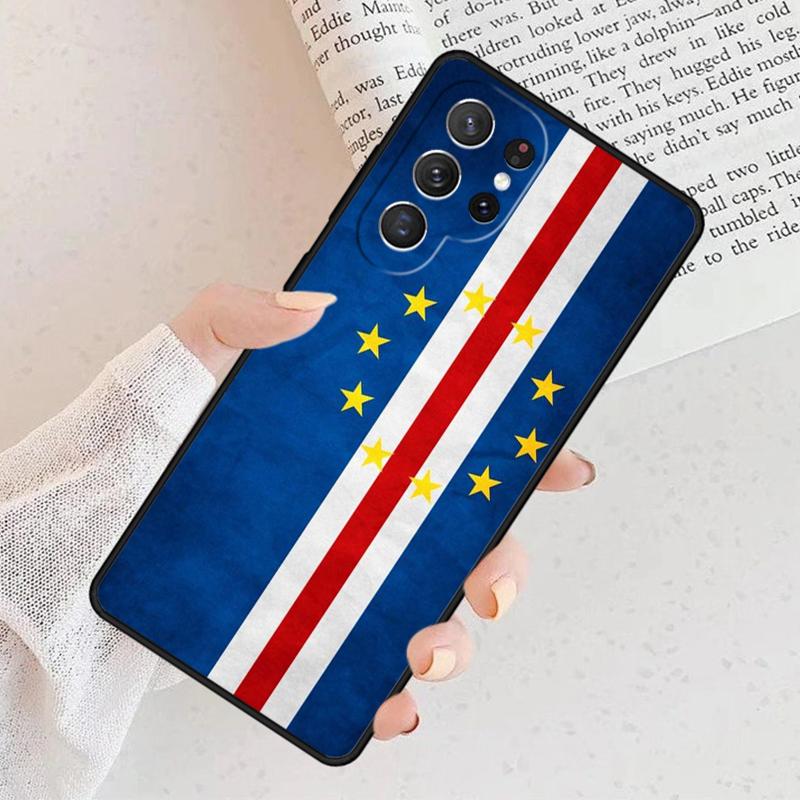 Cape Verde Flag Phone Case For Samsung Galaxy S25 S23 S30 S8 S21 S20 FE S24 S22 Note 10 20 S8 Plus Lite Ultra
