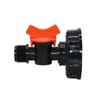 Adaptateur de réservoir IBC S60 vers filetage mâle 3/4" Raccord de seau de collecte d'eau de pluie d'extérieur Remplacement de robinet d'aquarium Raccord de drainage