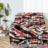 Couverture Imprimée Thème Nutella - Parfaite pour le Canapé, le Lit, les Voyages et l'Extérieur | Lavable en Machine, Confortable & Durable.