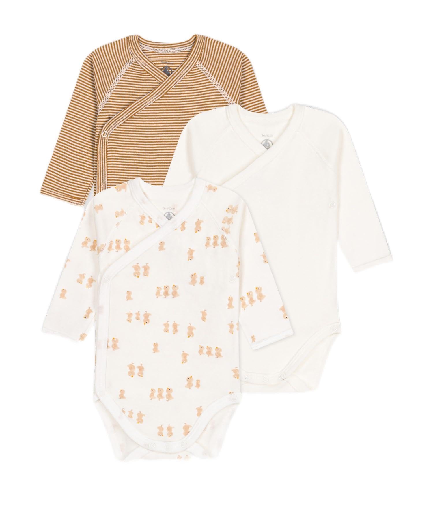 

Комплект боди с длинным рукавом A0ATU разноцветный 2 6 месяцев 67см [Petit Bateau] 3 предмета