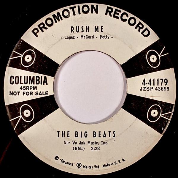 

7inch Record BIG BEATS - Rush Me / Sentimental Journey 441179PROMO Columbia 1958 US Rock Used