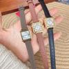 Trendy And Fashionable Women'S Belt Quartz Watch Simple Scale Roman Cow Girl Watch