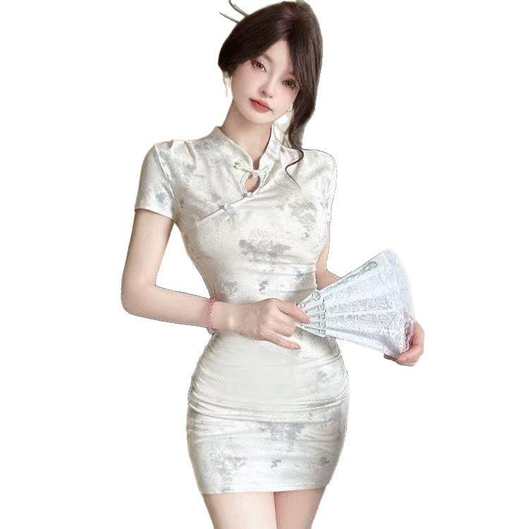 2025 Summer Chinese-Style Bodycon Qipao Dress