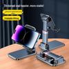 Foldable Adjustable Desktop Phone & Tablet Holder for Binge Watching & Live Streaming