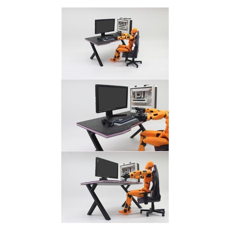 Portable Mini Computer Desk Display For Enthusiasts Showcasing Modern Style And Easy Assembly