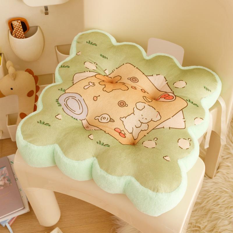 Thickened Soft Seat Cushion for Autumn/Winter - Ideal for Students, Classroom Chairs, Office Stools, or Floor Use