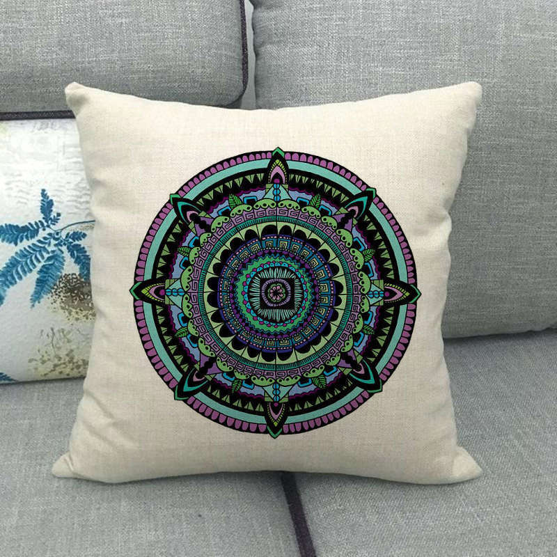 Pattern Geometric Pattern Series Digital Printing Short Plush Pillow Covers For Car Sofa Office Cushion Cover Home Goods