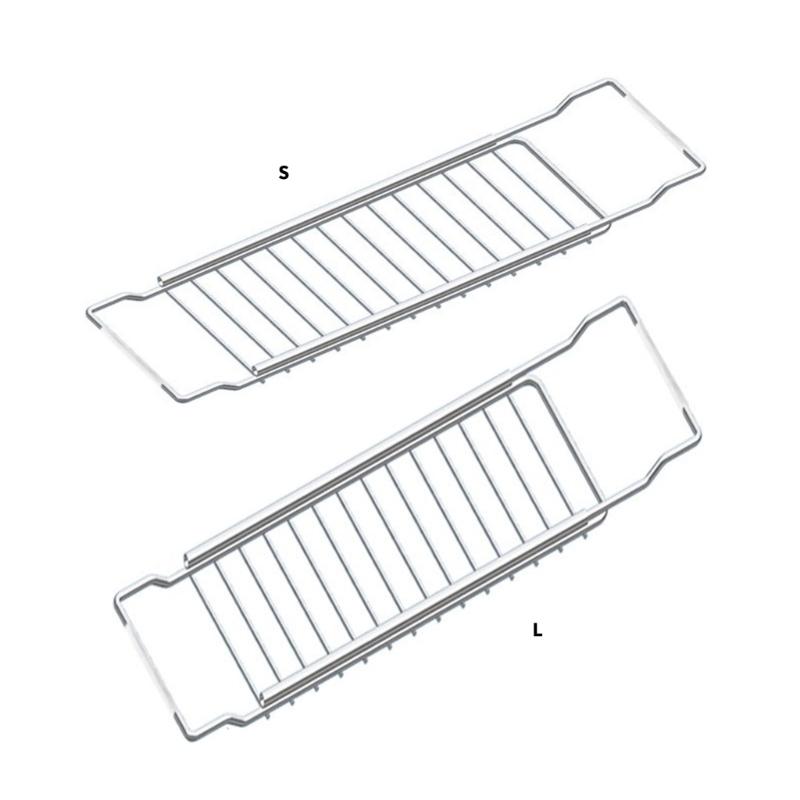 304 Edelstahl Abtropfgestell Spülsieb Spülenablagehalter Abtropfregal Spülenablagegestell Geeignet für Küchenspüle
