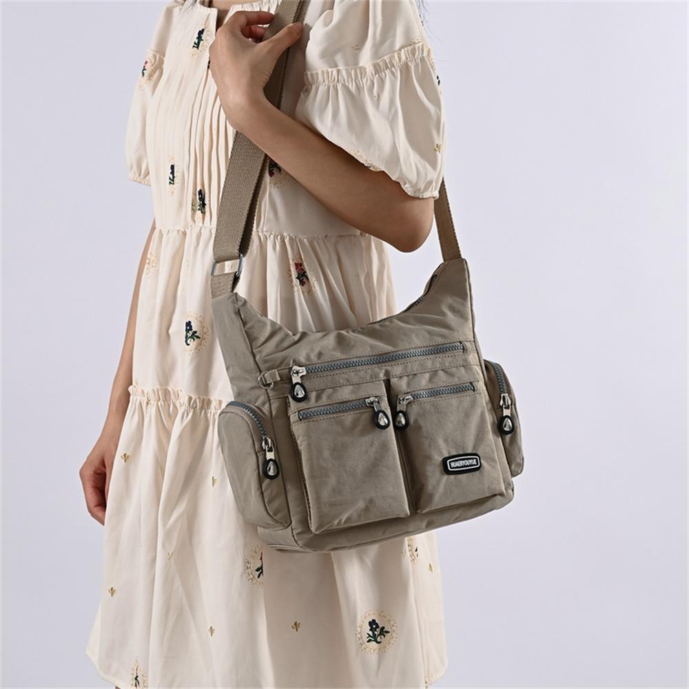 Geantă nouă de damă, de culoare solidă, 2022, la modă, din nailon de înaltă calitate, genți de umăr mici, casual, pentru femei