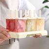 Ice Cream Popsicle Mold DIY Ice Cream Machine Homemade Ice Box with Plastic Stick Ice-lolly Mold Ice Cube Tray Kitchen Gadgets