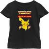 Pokemon Pikachu Battle Girls Short Sleeve Tee Shirt