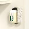 Plastic Material Tissue Storage Rack Suction Cup Wall-Mounted Rack Paper Towel Holder  Bathroom Use