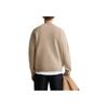 Zara Solid Color Round Neck Pullover Long Sleeve Knit Sweater Men sweater Beige 5755303-711