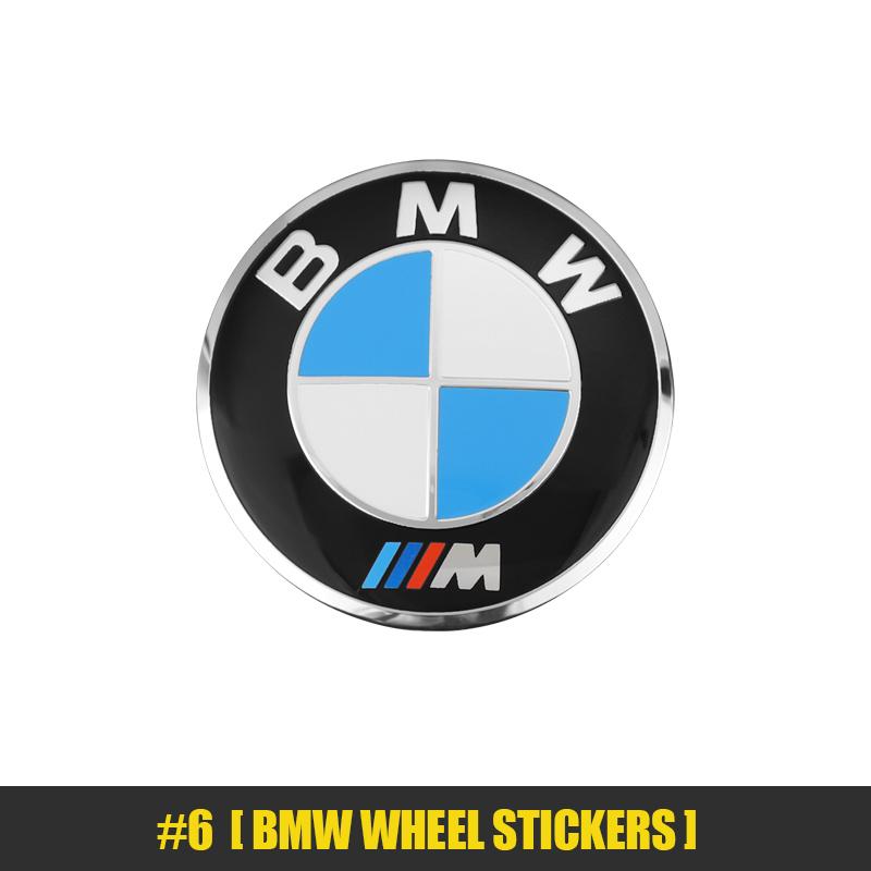 4Pcs 56mm Car Badge Wheel Center Hub Cap Sticker Accessories For BMW M E46 E90 E60 F30 F10 E39 E36 F20 G30 G20 E87 E92 E91 X1 X5