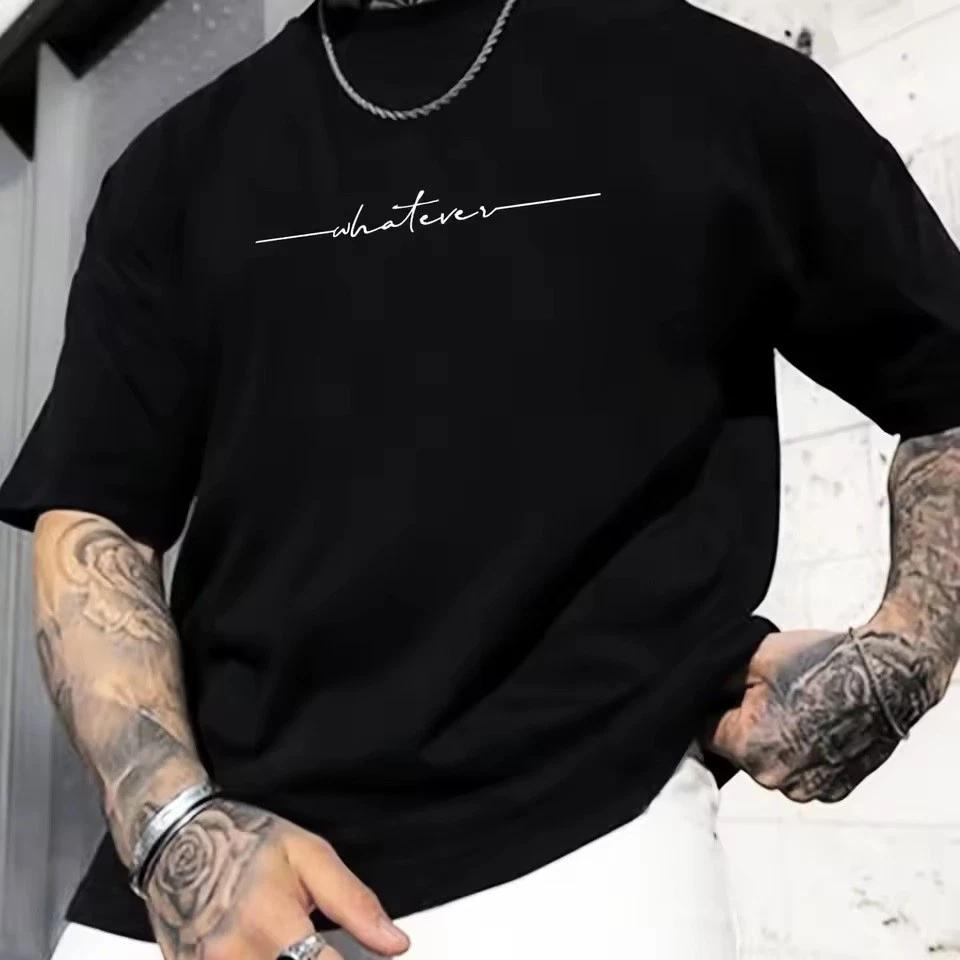 

Alphabet Fitness Training Gym Leisure Tshirt Luxury Brand for Men and Women M