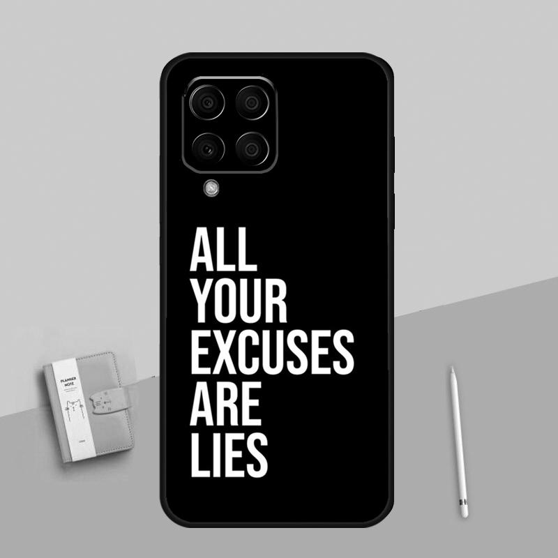 Motivational Gym Fitness For Samsung Galaxy M52 M32 M06 M16 M13 M14 M33 M12 M31 M55 M15 M11 M21 M35 M53 M34 M54 Case