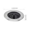 Flexible Sink Strainer Basket Stainless Steel Meshes Sink Strainers for Easy Installation on All Size Kitchen Drains