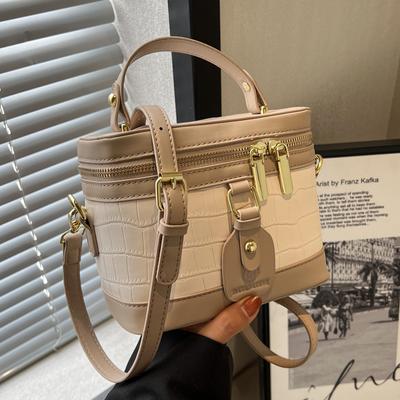 Módní kabelky pro ženy Letní Nové Vysoce kvalitní Pu kůže Jednoramenní Crossbody kabelky Populární Kbelíková taška