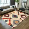 Bohemian Tribal Paski Prostokątny Dywan Geometryczny Wzór Kilim Dekoracja Domu Mata Nieślizgający Dywanik Podłogowy Dywanik do Salonu Zmywalny