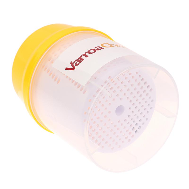 Botella de prueba de ácaros Varroa, colmena de apicultura, herramientas para comprobar ácaros, 1 ud.