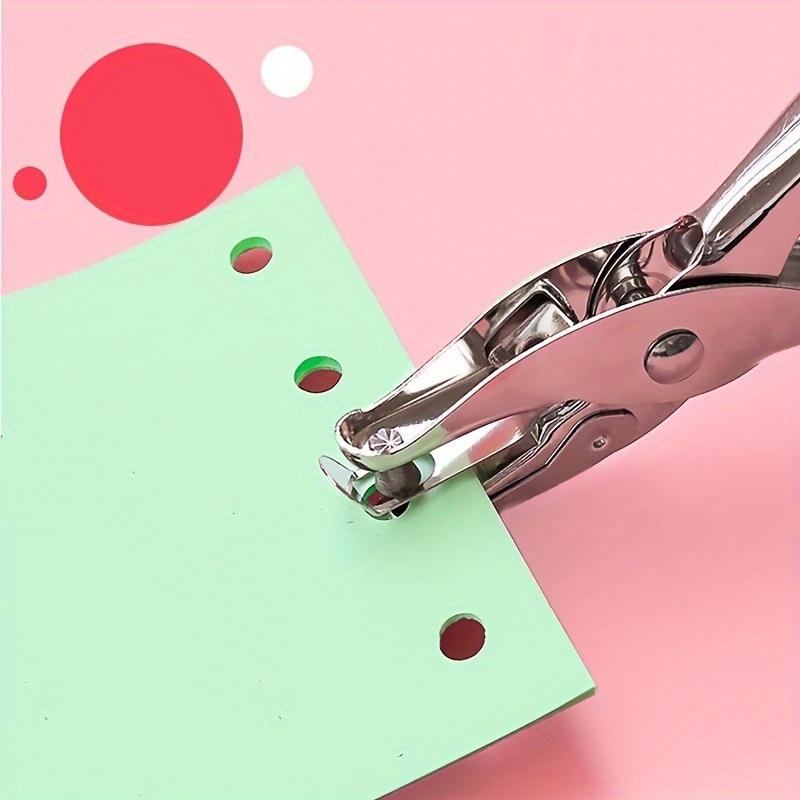 Manual Punch Tool, Suitable for Paper and Card Binding, 3mm Hole Punching, Office Stationery Supplies, Battery-Free