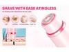 Women's Waterproof Electric Razor: Double-Head Shaver for Dry & Wet Use, Full Body Hair Removal