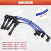 Spark Plug Wire Ignition Coil Cable No.BPE818140A FOUR  for Mazda Miata