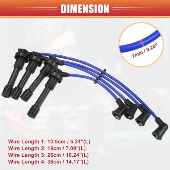 Spark Plug Wire Ignition Coil Cable No.BPE818140A FOUR  for Mazda Miata