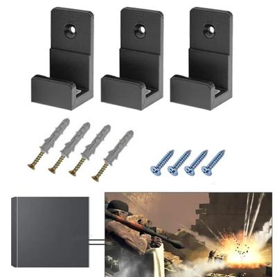 Fali tartó PS4 konzolhoz konzol PlayStation 4-hez tároló állvány gazdatartó akasztó alap PS4 Pro/Slim kiegészítőkhöz