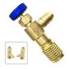 Copper Valve Set Air Conditioner Valve Air Conditioning Repair Gold Blue Robust Construction User-friendly Design