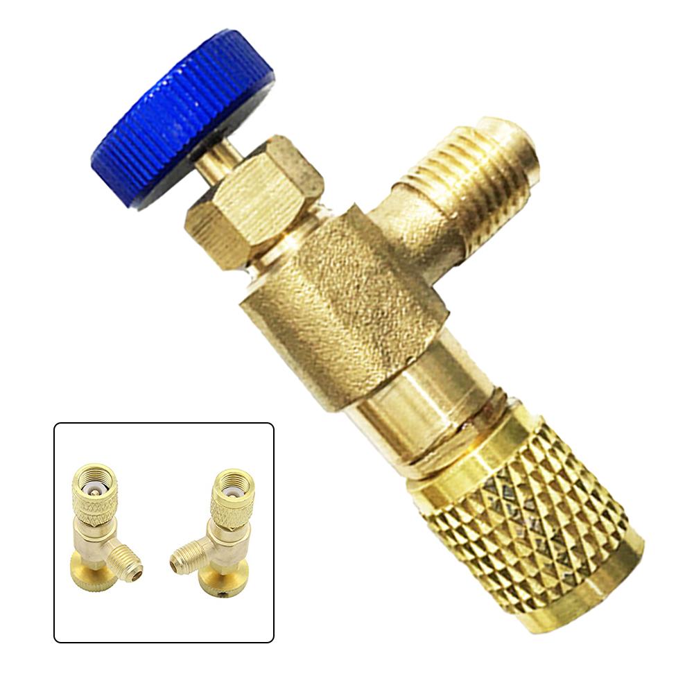 Copper Valve Set Air Conditioner Valve Air Conditioning Repair Gold Blue Robust Construction User-friendly Design