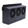 Solar Powered Car Exhaust Fan 3 Heads Odor Removal Multifunctional Air Purifier Cooling Fan for Home Automotive Office