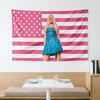 1 Stück F-Freya Skye Rosa Amerikanische Flagge, Wandflagge für Folk-Sänger, Girlande Dekor für Musikfans, Ideal für Schlafzimmer, Wohnheim, Wohnzimmer, Zuhause
