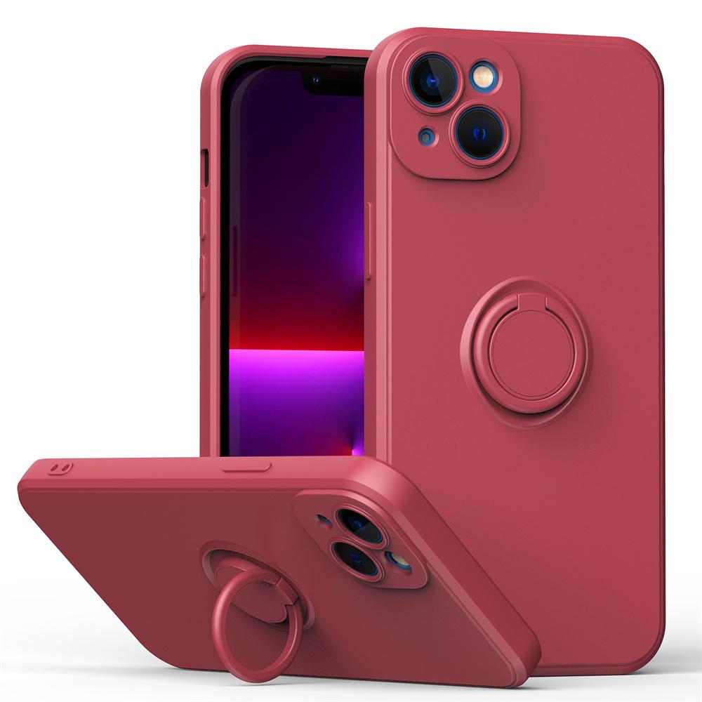 

Liquid Silicone Magnetic Cases For For Iphone 1 14 13 12 11 Pro Max XS XR 6 6s 7 8 Plus SE Soft Cover With Ring Holder For iPhone 6 6s