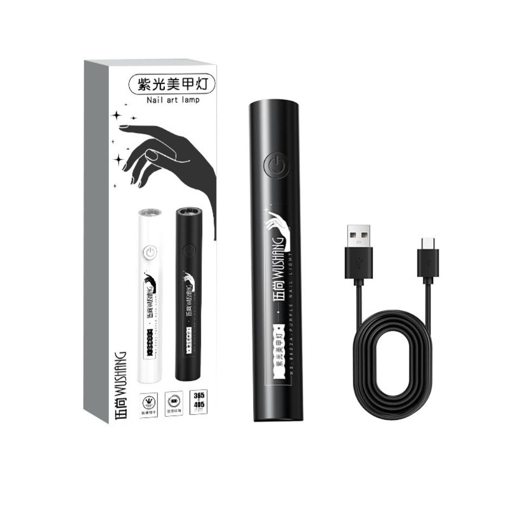 Mini UV Led Nail Lamp Handheld UV Phototherapy Machine Nail Dryer Professional Nail Salon black 1