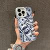 USD Dollar White Translucent Mobile Phone Case for iPhone 17 16 15 14 13 12 11 X XR XS Air Pro Max Plus Colorful Cover
