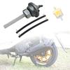 Vakuový ventil palivového čerpadla Petcock s 50mm bílou trubkou Náhradní příslušenství pro motocykly Kompatibilní s GY6 50ccm 150cc