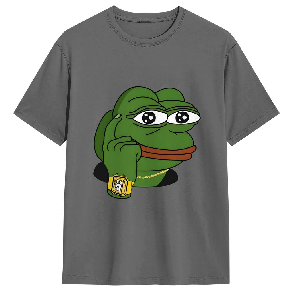 Pepe The Frog Tshirt For Unisex Awesome 100 Cotton Tee Shirt O Neck Short Sleeve T Shirts Summer Clothing
