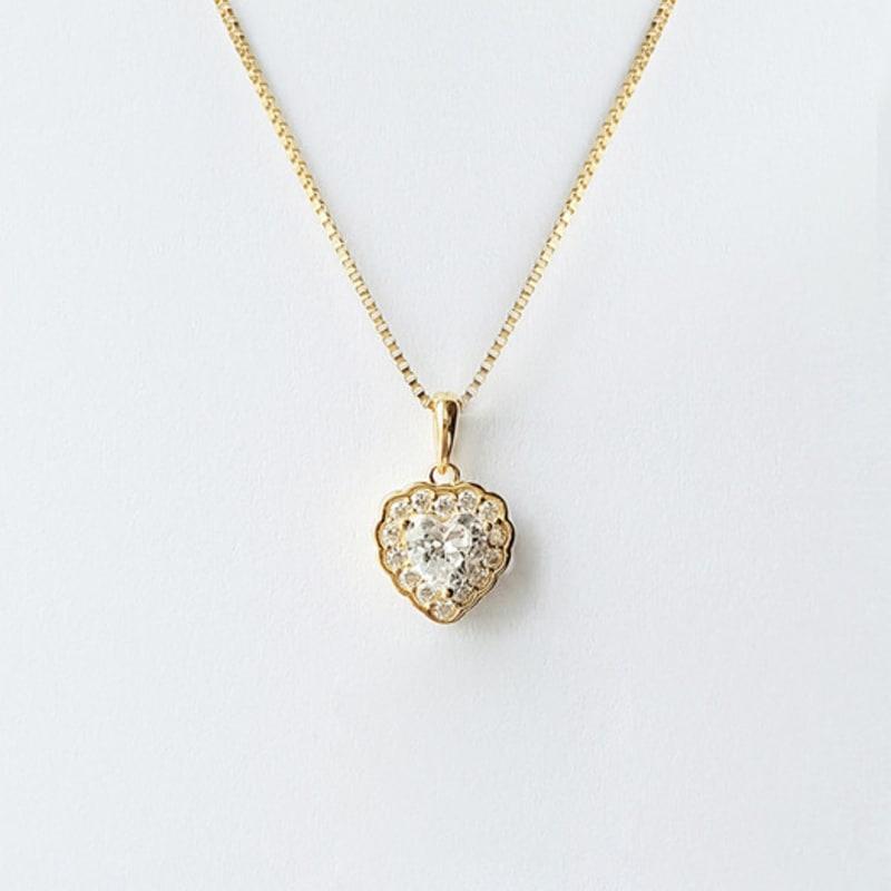 TORTOISE [Silver925] Moika Heart Necklace (#silver#gold)