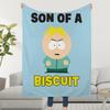 S-SOUTHS P-PARKS Coperta Plaid Super Accogliente Peluche Soggiorno CARTONE Animato Divano Divanetto Regali di Compleanno Infantili