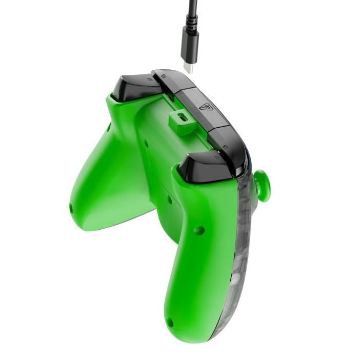Manette de jeu - Xbox Series X|S, Xbox One et PC - Rematch Core - RGB - Filaire - Camouflage Noir / Vert - TURTLE BEACH