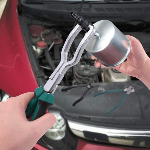 Set of 2 Coupler Pliers, Coupling Tool, Coupler Removal Tool for Cars, Motorcycles, Engines, Fuel Hose Pliers, PC Fuel Pipe Quick Release, Wiring Repl