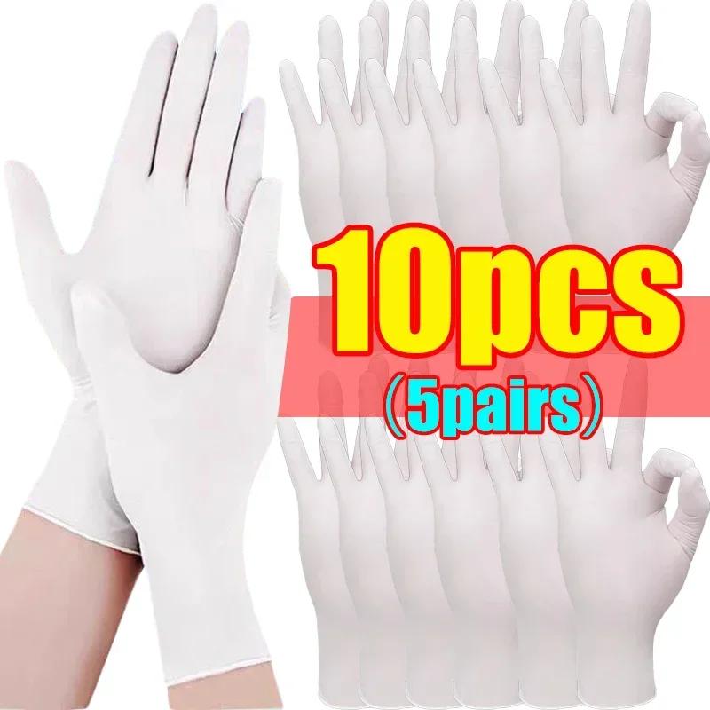 Disposable Black Nitrile PVC Gloves Strong Gloves For Housework Dish Washing Car Industry Gardening Pet Care Baking Cooking Tool