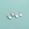 S925 Sterling Silver Woven Bracelet-Anklet with Fu Character Copper Coin and Spacer Beads.