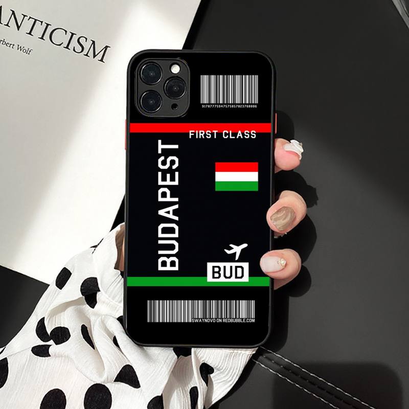 

Чехол для телефона INS Light Ticket Airplane для iPhone 11 12 13 mini pro XS MAX 8 7 6 6S Plus X 5S SE 2020 XR iphone 5 5s SE